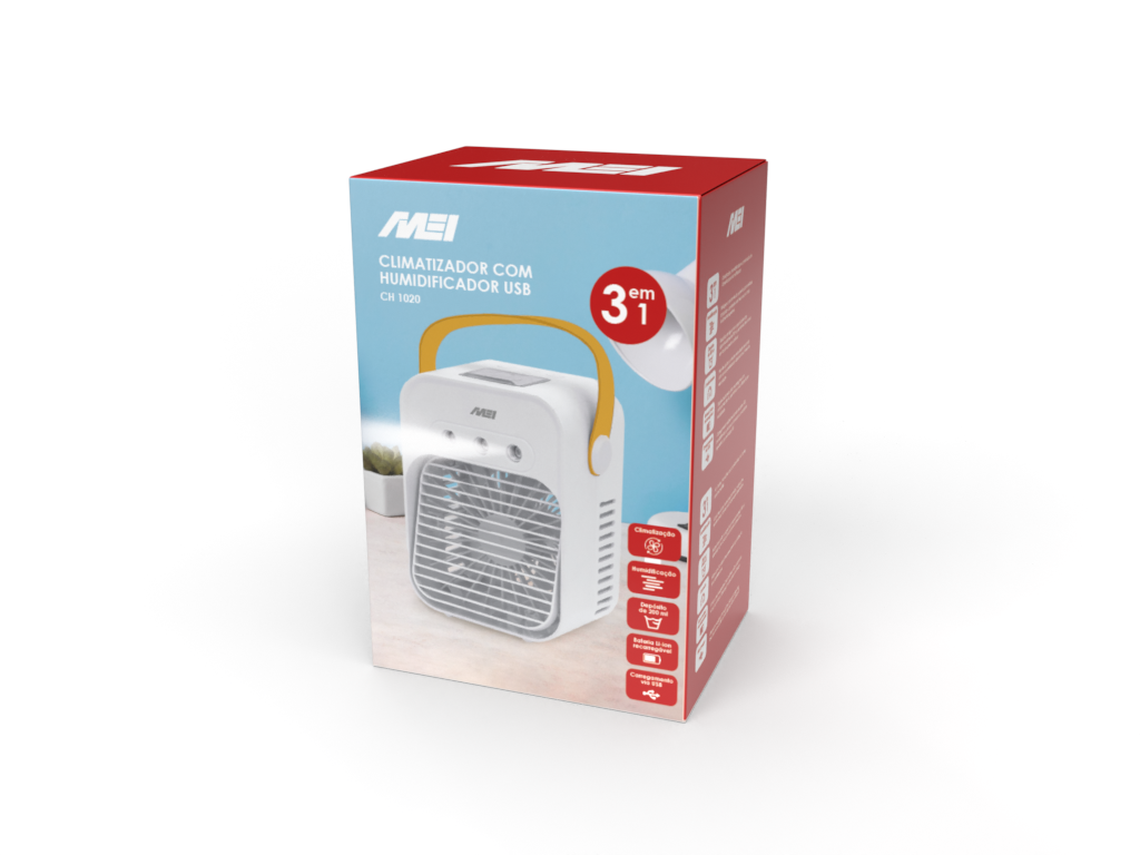 USB MINI CLIMATIZADOR FRIO-CALOR / USB MINI AIR COOLER COLD-HOT - CH 1020